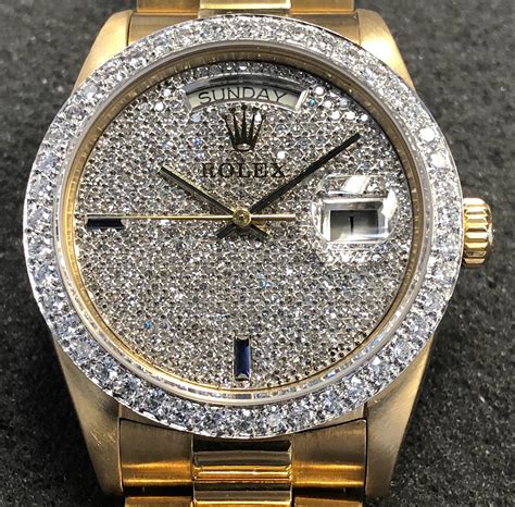 ed mylett gold rolex|Rolex gold diamond dial.